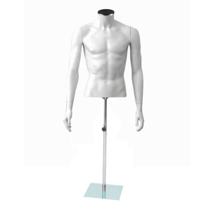 TORSO LITE EGO - MAN LONG BASE GLASS BUST