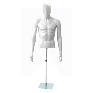 TORSO WITH HEAD LITE EGO - SHORT BASE GLASS MAN