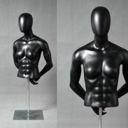 MANNEQUIN AVEC LA TÊTE SPORTIVE M3 TS NOIR