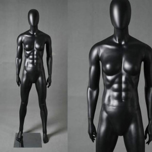 MANNEQUIN AVEC LA TÊTE SPORTIVE NOIRE F3 TS