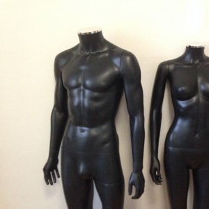 CHEAP MANNEQUINS -- SILOUETLITE BLACK