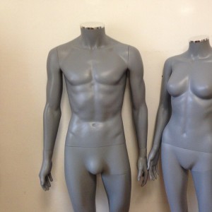 CHEAP MANNEQUINS -- SILOUETLITE GREY